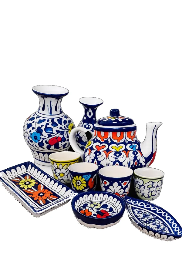 Ceramic Hand-Painted Tea Set