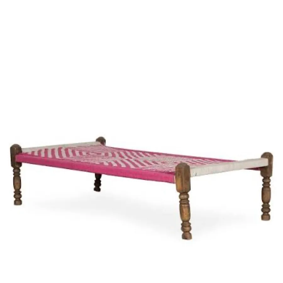 Woven Rope Bed (Charpai)